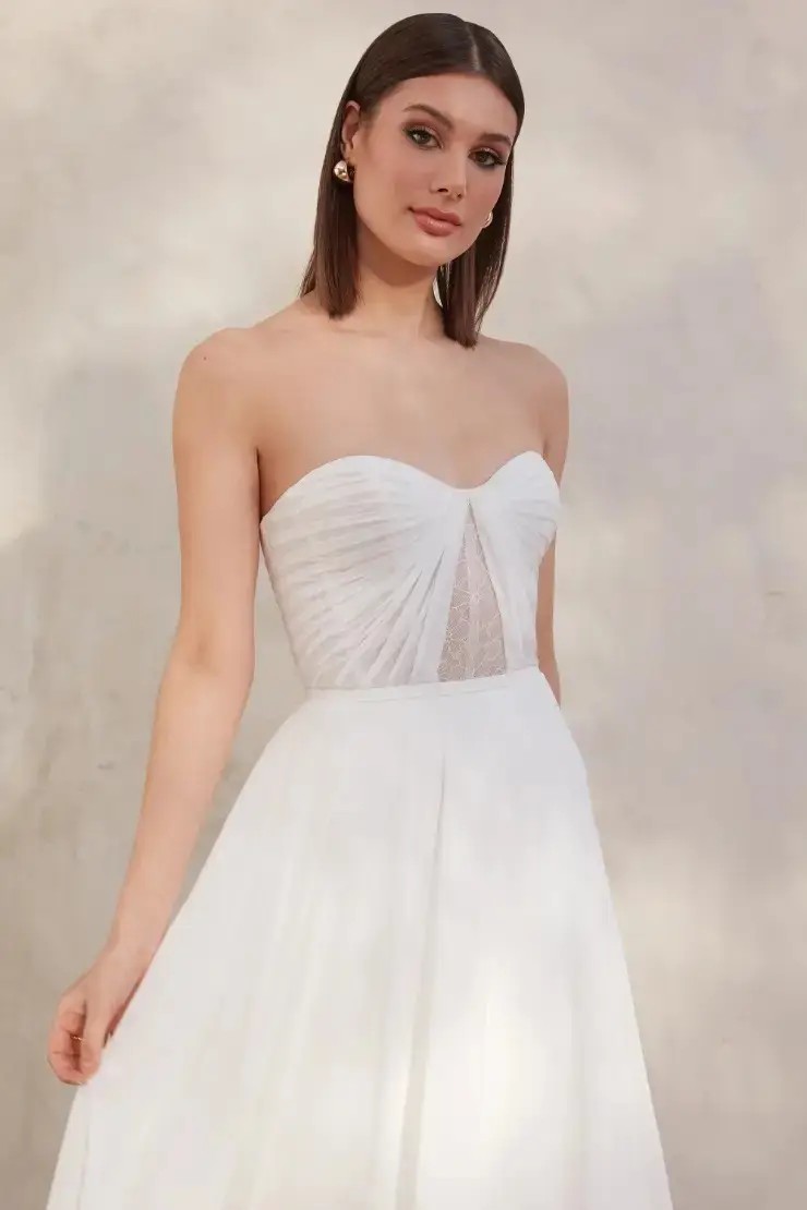 Strapless Styles for Every Bride: Discovering Your Perfect Look in Seattle Image