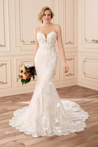 Sophia Tolli Premiere #Y22068 with overskirt #2 Ivory/Magnolia Platinum/Ivory thumbnail
