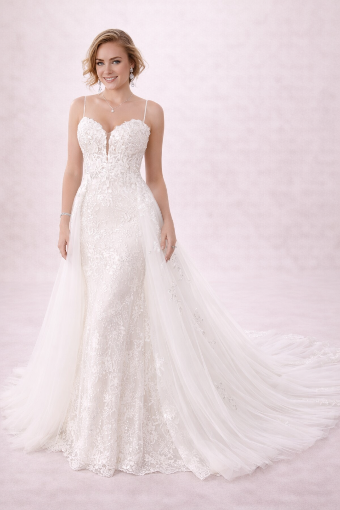 Sophia Tolli Premiere #Y22068 with overskirt #0 default Ivory/Magnolia thumbnail