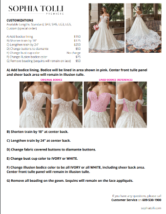 Sophia Tolli Premiere #Coralina #2 Ivory thumbnail