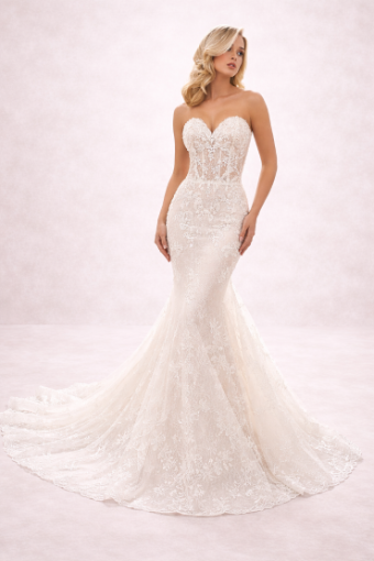 Martin Thornburg Luxe #MTL22115 with overskirt #2 Ivory thumbnail