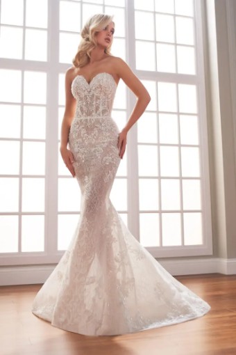 Martin Thornburg Luxe MTL22115 with overskirt #2 Ivory Nude/Ivory thumbnail