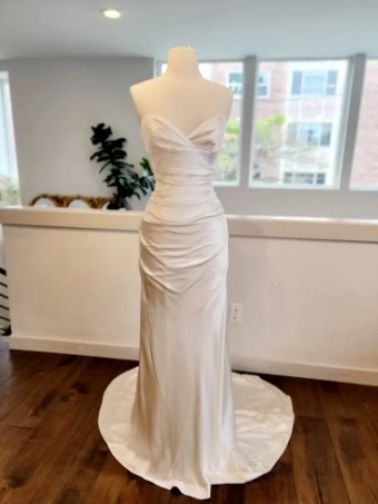 Casablanca Bridal B096 #0 default Ivory/Silver thumbnail