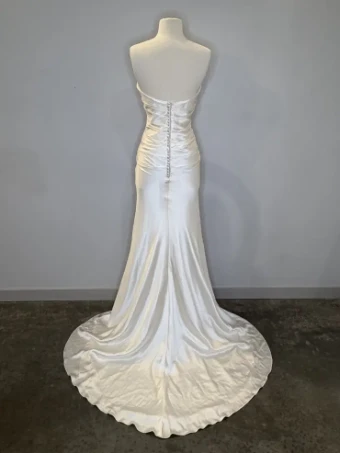 Casablanca Bridal #Elizabeth - Real Silk #2 default Ivory/Silver thumbnail