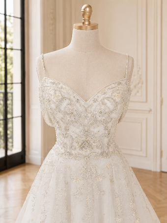 Casablanca Bridal #Cordelia - Swarovski Crystal #2 default Ivory/Nude/Silver thumbnail
