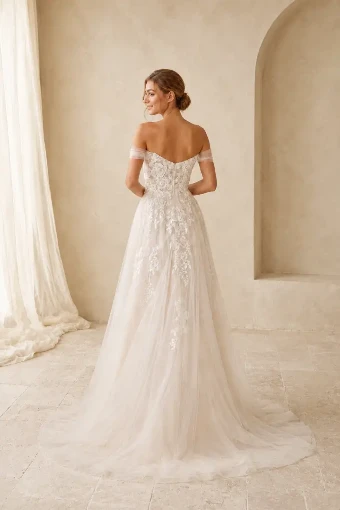 Samila Bridal Collection B301 #3 White/Nude thumbnail