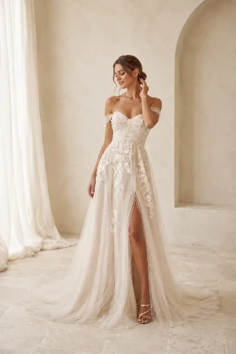 Samila Bridal Collection B301 #10 White/Nude thumbnail