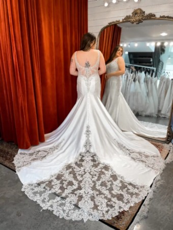 Allure Bridals 9805 #3 Ivory/Silver thumbnail