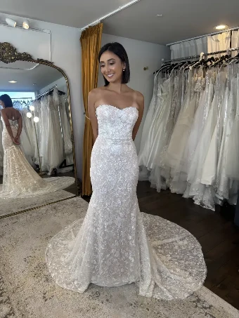 Enchanting by Mon Cheri #122178 #6 Diamond White/Nude thumbnail