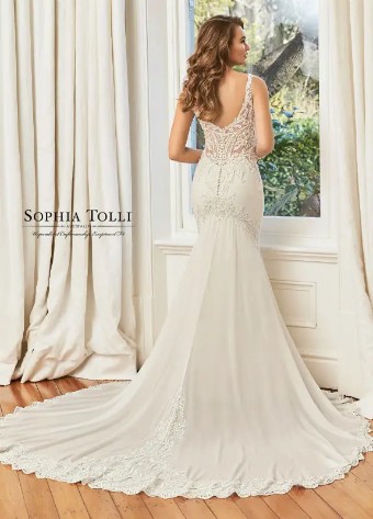 Sophia Tolli Y11950 #2 Alabaster thumbnail