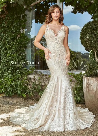 Sophia Tolli Y21993 #0 default Ivory Ivory/Blush thumbnail