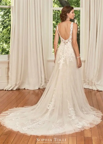 Sophia Tolli Y21990 #1 Ivory/Blush thumbnail