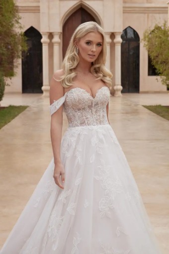 Sincerity Bridal 44435 #2 Misty Rose/Ivory/Latte thumbnail
