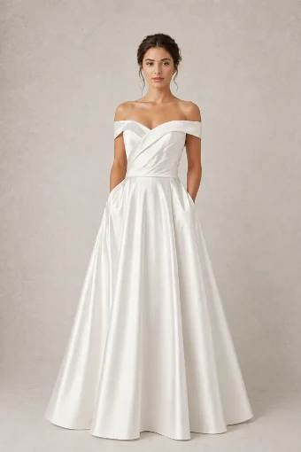 Samila Bridal Collection B334 #10 Off White thumbnail