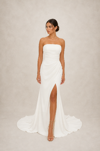 Samila Bridal Collection B344 #8 White thumbnail