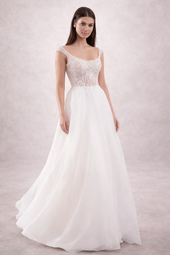 Adore by Justin Alexander #11293LND - Sparkly Bodice #0 default Ivory/Latte thumbnail