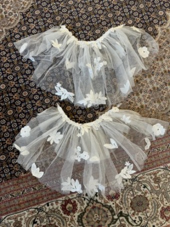 Private Label Off-Shoulder Flutter Sleeves #0 default Ivory thumbnail