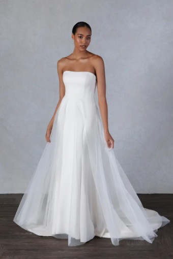 Justin Alexander Sparkle Tulle Skirt - TG1039 #0 default Ivory thumbnail