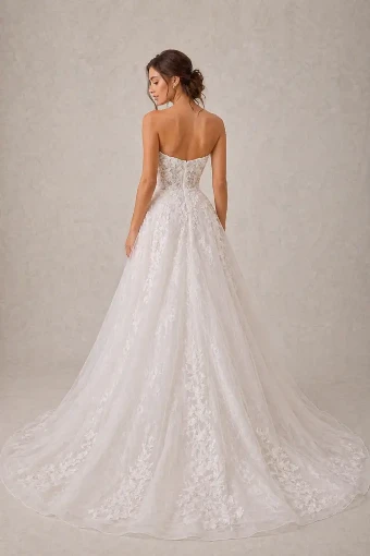 Samila Bridal Collection B358 #3 Off White thumbnail