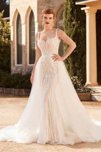 Sophia Tolli Premiere ST613 with overskirt #0 default Nude/Ivory thumbnail