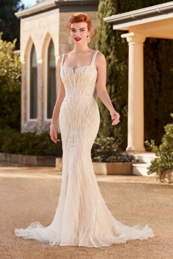 Sophia Tolli Premiere ST613 with overskirt #1 Nude/Ivory thumbnail