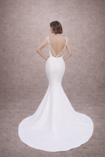 Casablanca Bridal #Cynthia #7 Ivory/Nude/Silver thumbnail