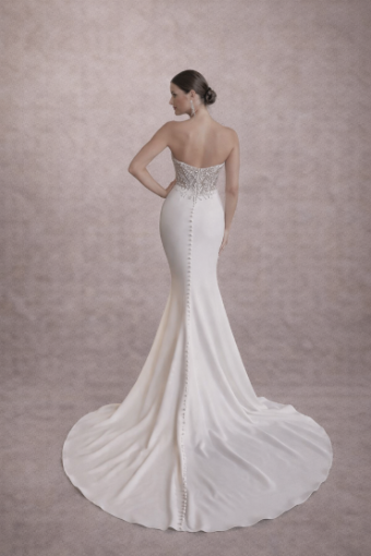 Casablanca Bridal #Krystal #1 default Ivory/Nude/Silver thumbnail