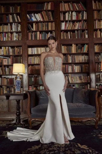 Casablanca Bridal 2538-QC5216751 Belle #0 default Ivory/Nude/Silver thumbnail