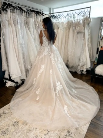 Sophia Tolli Y21834-Mocha #2 Ivory/Mocha thumbnail
