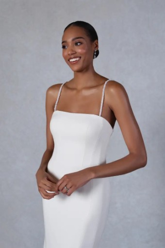 Justin Alexander Pearl Spaghetti Straps - TG1046 #0 default Ivory thumbnail