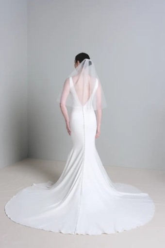 Justin Alexander Donna Veil #0 default Ivory thumbnail