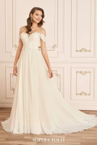 Sophia Tolli Y12028-White #2 White thumbnail