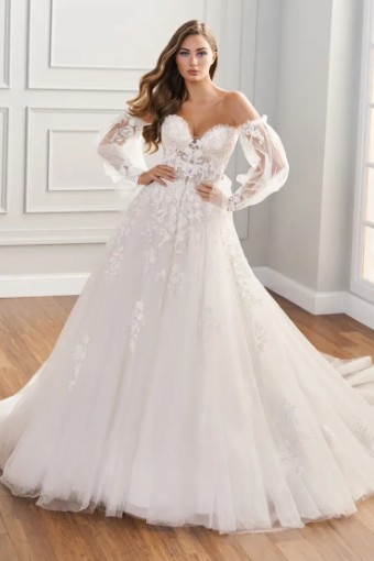 Martin Thornburg MT1442- Sparkle Tulle Skirt #0 default Diamond White thumbnail