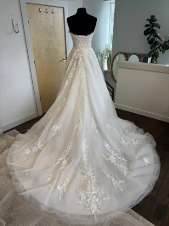 Martin Thornburg MT1442- Sparkle Tulle Skirt #5 Diamond White thumbnail