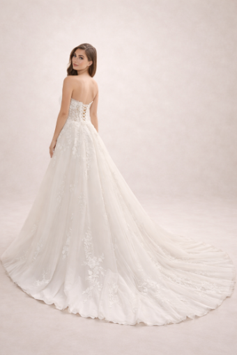 Martin Thornburg #MT1442- Sparkle Tulle Skirt #4 Diamond White thumbnail