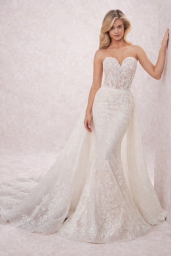 Martin Thornburg Luxe #MTL22115 with overskirt-14 #0 default Nude/Ivory thumbnail