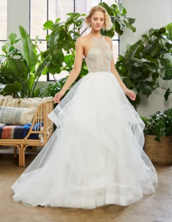 Casablanca Bridal BL328-QC4366272 Andi #2 Ivory/Nude/Silver thumbnail