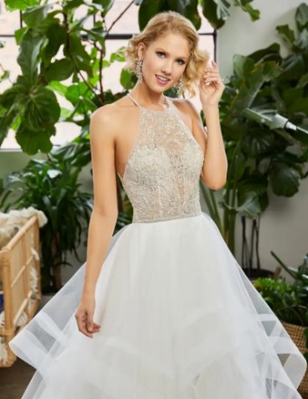 Casablanca Bridal BL328-QC4366272 Andi #3 Ivory/Nude/Silver thumbnail