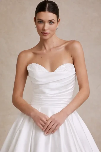 Samila Bridal Collection B363 #4 Off White thumbnail