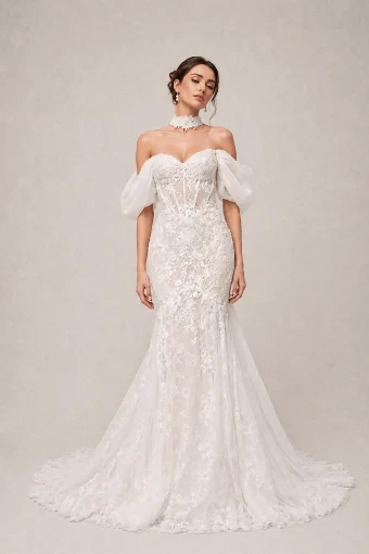 Samila Bridal Collection B362 #3 Off White thumbnail