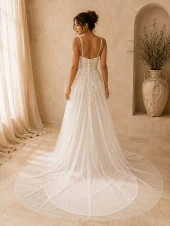Samila Bridal Collection S106 #4 Ivory thumbnail