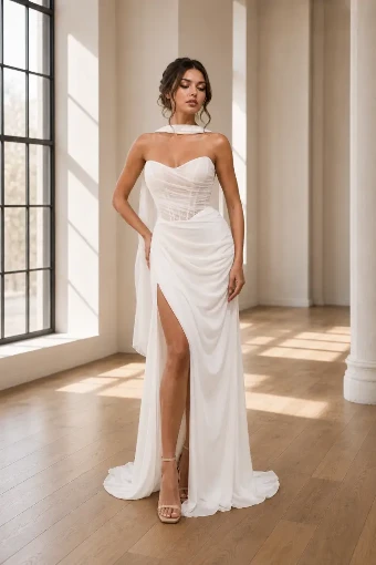 Samila Bridal Collection B367 #3 Off White thumbnail