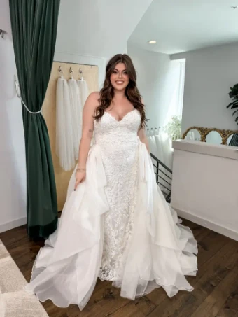 Martin Thornburg #119284W with overskirt #0 default Ivory thumbnail