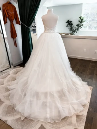 Martin Thornburg 119284W with overskirt #6 default Ivory thumbnail