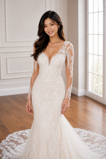 Martin Thornburg #221211W - Detachable Sleeves #1 Ivory/Almond thumbnail