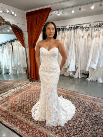 Sophia Tolli Y11652 with overskirt #1 French Beige thumbnail