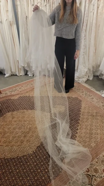Private Label Mary Veil w/Blusher V3y/638-44/I #0 default Ivory thumbnail