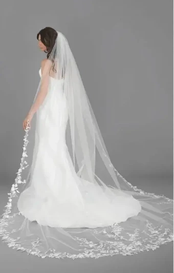 Private Label Nora Veil - SPECIAL ORDER V7753C #0 default Ivory thumbnail