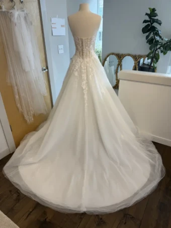 Justin Alexander JA161 - Sparky Glitter Tulle #2 default Nude/Ivory thumbnail