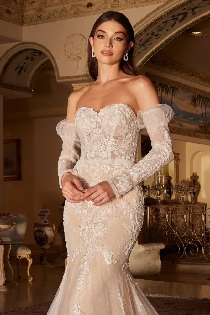 Bride Racks Private Label | Seattle Bridal Rack - B272 Sleeves | Seattle Bridal Rack